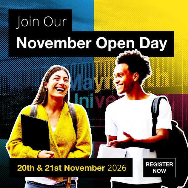 Maynooth University open day graphic
